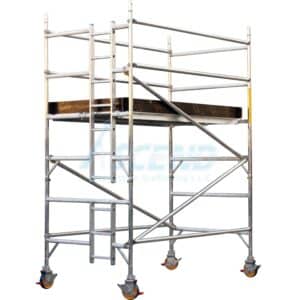 Aluminum Tower – Double Width (140 cm x 255 cm) – Platform 2.0 m