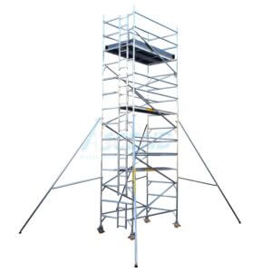 Aluminum Tower - Double Width (140 cm x 255 cm) - Platform 6.0 m