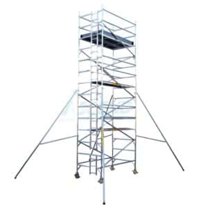 Aluminum Tower – Double Width (140 cm x 255 cm) – Platform 4.5 m